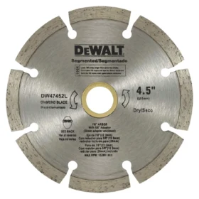 DISCO DIAMANTADO SEGMENTADO 4 1/2" DEWALT