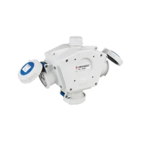 TOMA TRIPLE AEREO 16AMP 2P+T 250V AZUL 6H IP67 (DELTA BOX) 92895